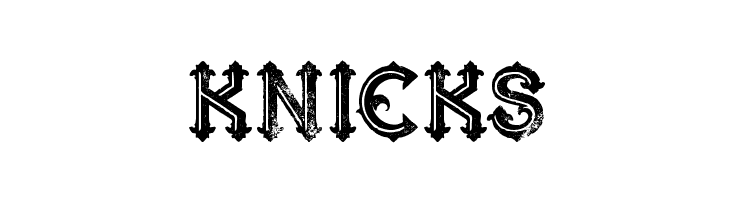 Blue North Inline Grunge  Free Fonts Download