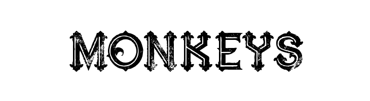 Blue North Inline Grunge  Free Fonts Download