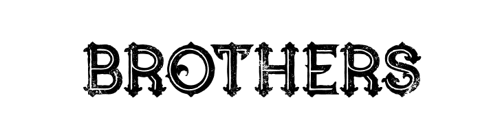 Blue North Inline Grunge  Free Fonts Download