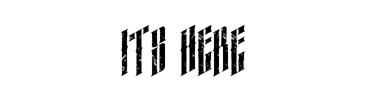 almanacitalicgrunge  Free Fonts Download