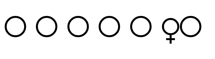 Female-and-Male-Symbols  Free Fonts Download