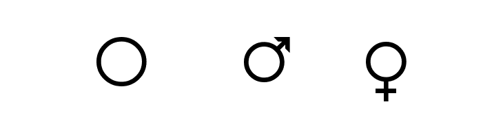 Female-and-Male-Symbols  Free Fonts Download