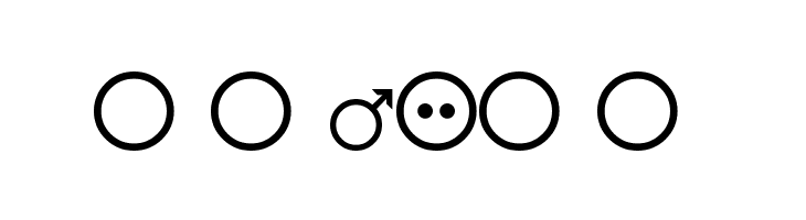 Female-and-Male-Symbols  Free Fonts Download