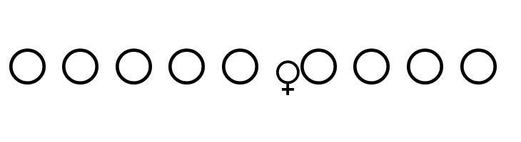 Female-and-Male-Symbols  Free Fonts Download