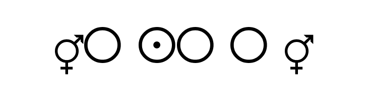 Female-and-Male-Symbols  Free Fonts Download