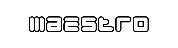 Maestro 1900.80.5 Font