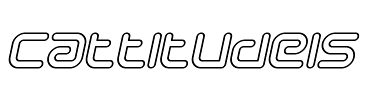 Sci Fied Outline Italic  Free Fonts Download