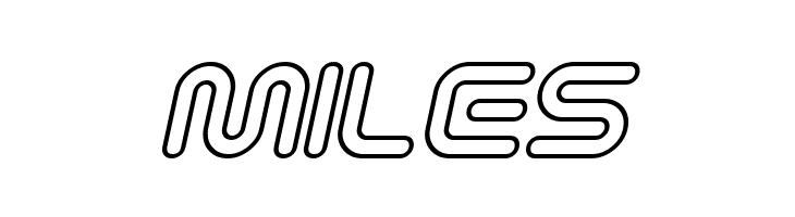 Sci Fied Outline Italic  Free Fonts Download