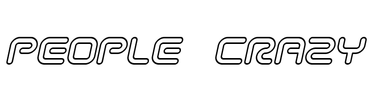 Sci Fied Outline Italic  Free Fonts Download