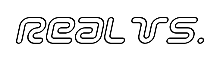 Sci Fied Outline Italic  Free Fonts Download