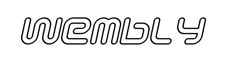 Sci Fied Outline Italic  Free Fonts Download