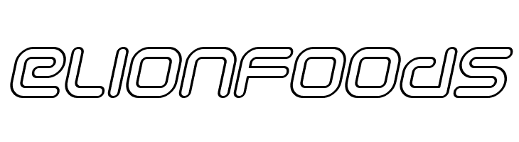 Sci Fied Outline Italic  Free Fonts Download