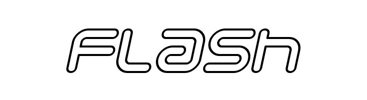 Sci Fied Outline Italic  Free Fonts Download