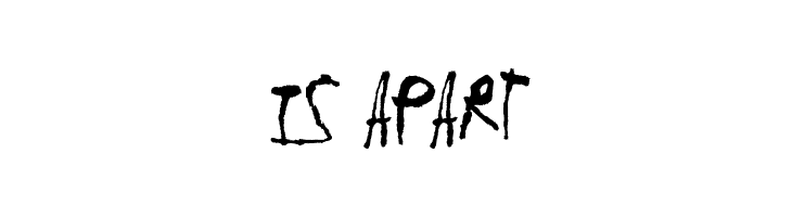 IS%2BAPART Deafening Silence Font