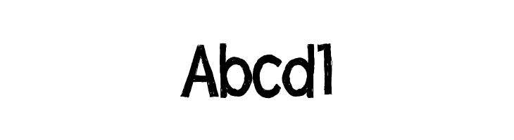 Abcd1 Flea Market Finds Font