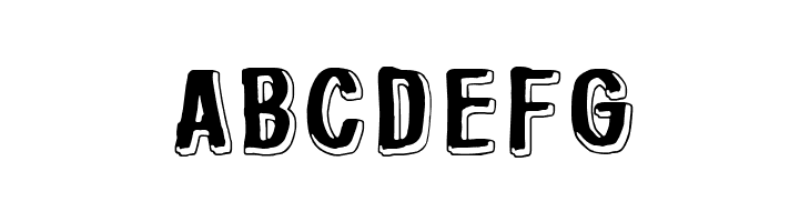 White light, black line  Free Fonts Download