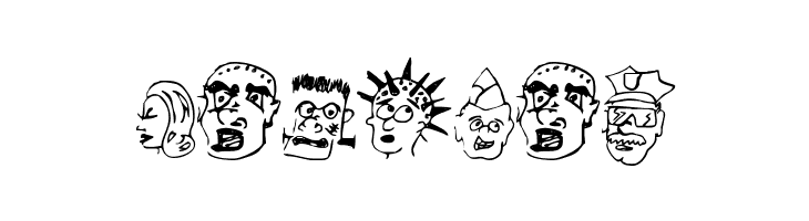 21 Heads  Free Fonts Download