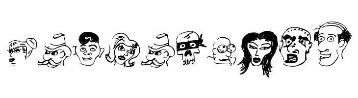 21 Heads  Free Fonts Download