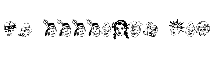21 Heads  Free Fonts Download