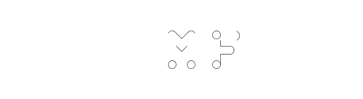 circuitos redondos  Free Fonts Download
