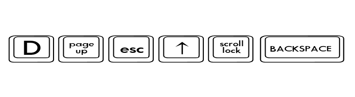 Keyboard KeysEx Expanded  Free Fonts Download