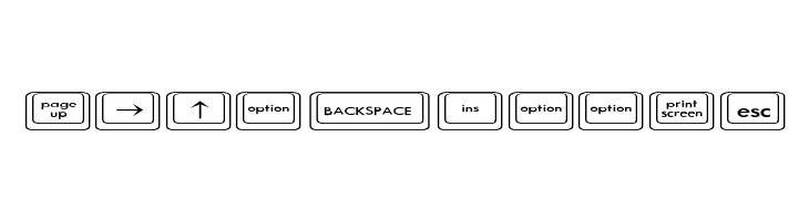 Keyboard KeysEx Expanded  Free Fonts Download