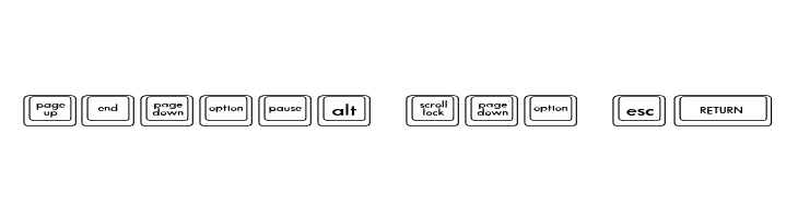 Keyboard KeysEx Expanded  Free Fonts Download