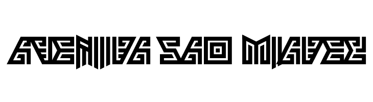 Aztechno  Free Fonts Download