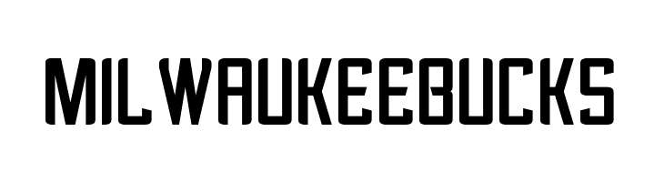 MILWAUKEEBUCKS Revengeance Font