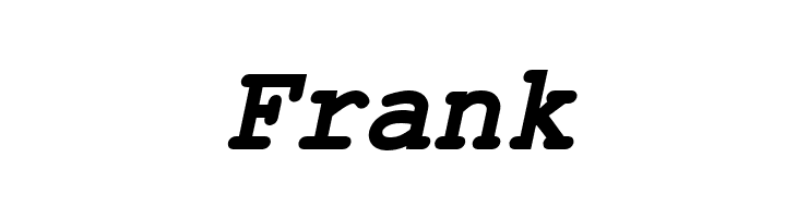 ER Kurier 1251 Bold Italic  Free Fonts Download