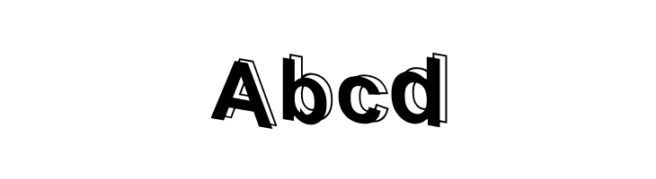 D3 Parallelism  Free Fonts Download
