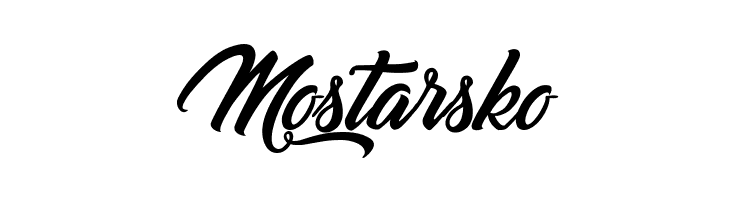 Mostarsko Goldfinger Kingdom Font