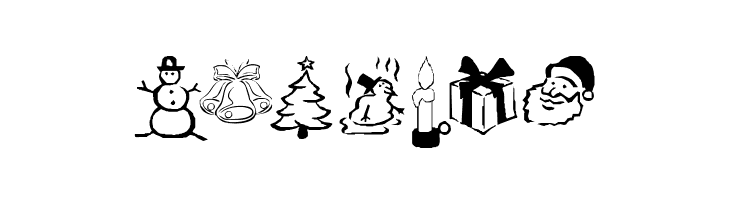 KR Christmas Dings Three  Free Fonts Download