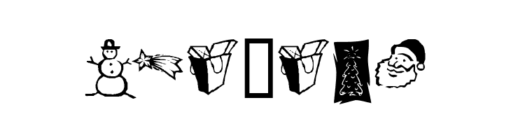 KR Christmas Dings Three  Free Fonts Download