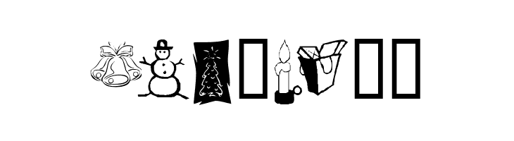 KR Christmas Dings Three  Free Fonts Download
