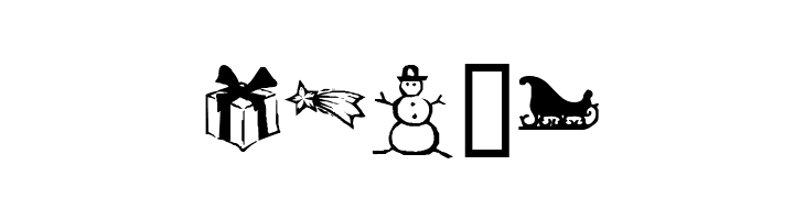 KR Christmas Dings Three  Free Fonts Download