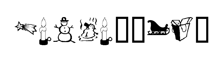 KR Christmas Dings Three  Free Fonts Download