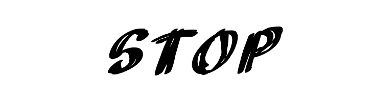 stop AnuDaw Italic Font