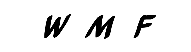 Yew Basturd Italic  Free Fonts Download