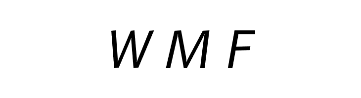 WendelinReduced-Kursiv  Free Fonts Download