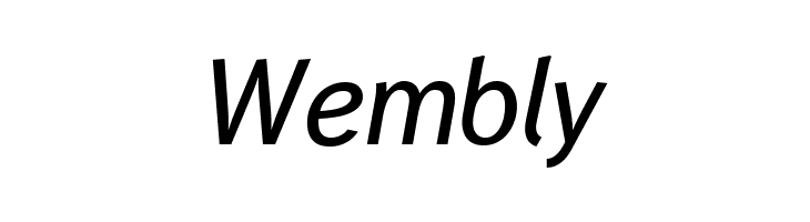 WendelinReduced-KraeftigKursiv  Free Fonts Download