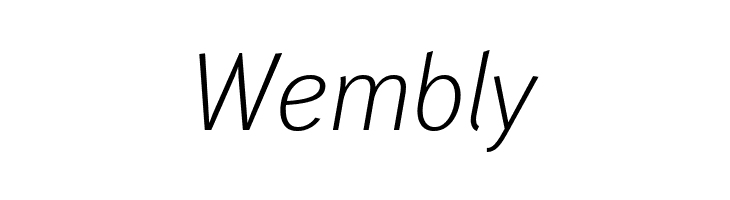 WendelinReduced-LeichtKursiv  Free Fonts Download