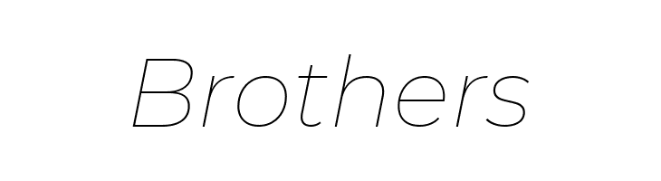 Montserrat Thin Italic  Free Fonts Download