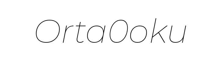 Montserrat Thin Italic  Free Fonts Download