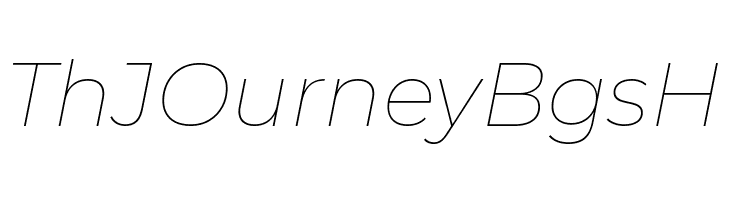 Montserrat Thin Italic  Free Fonts Download
