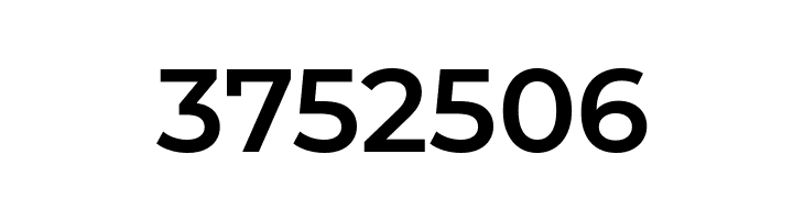 3752506 Montserrat SemiBold Font