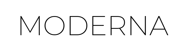 MODERNA Montserrat ExtraLight Font
