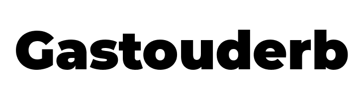 Gastouderb Montserrat Black Font