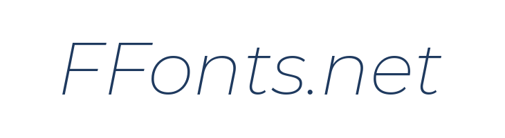 Montserrat ExtraLight Italic font — Lorem ipsum body text preview