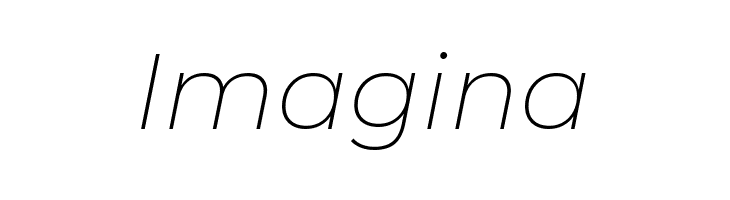 Montserrat ExtraLight Italic  Free Fonts Download